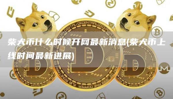 柴犬币什么时候开网最新消息 - 柴犬币上线时间最新进展